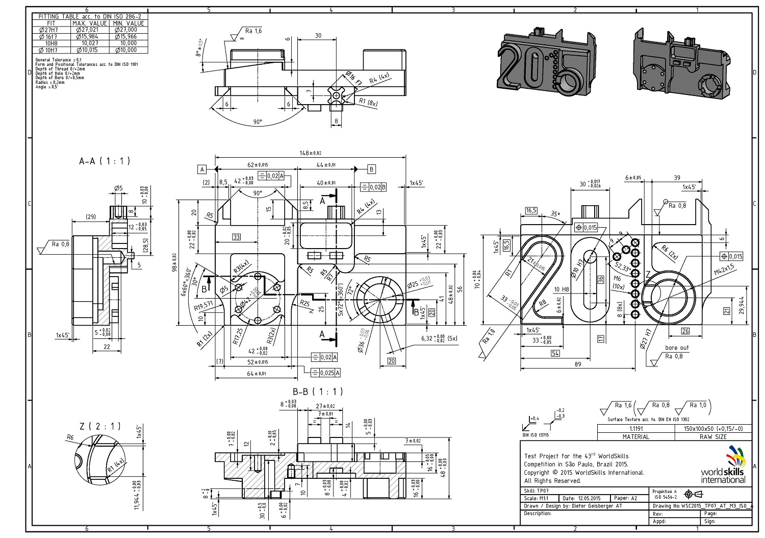 Hunengineering Drawings MACHINIST HANDS